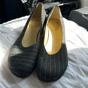 Camper Pinstripe Wedges